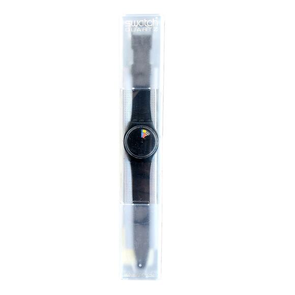 Swatch Watch COLOR WINDOW GB715 1989 Standard Gents Non Working variant Dummy - Picture 1 of 7
